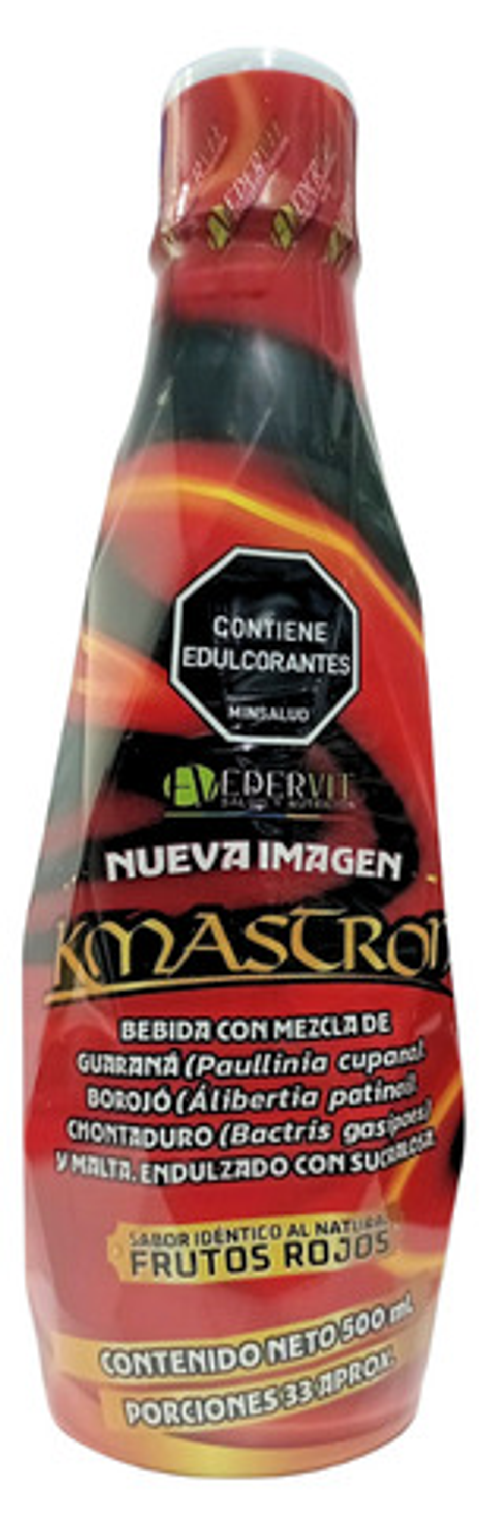 Suplemento Energía Nutricional Edervit Kamastrong Frutos Rojos 500ml 6