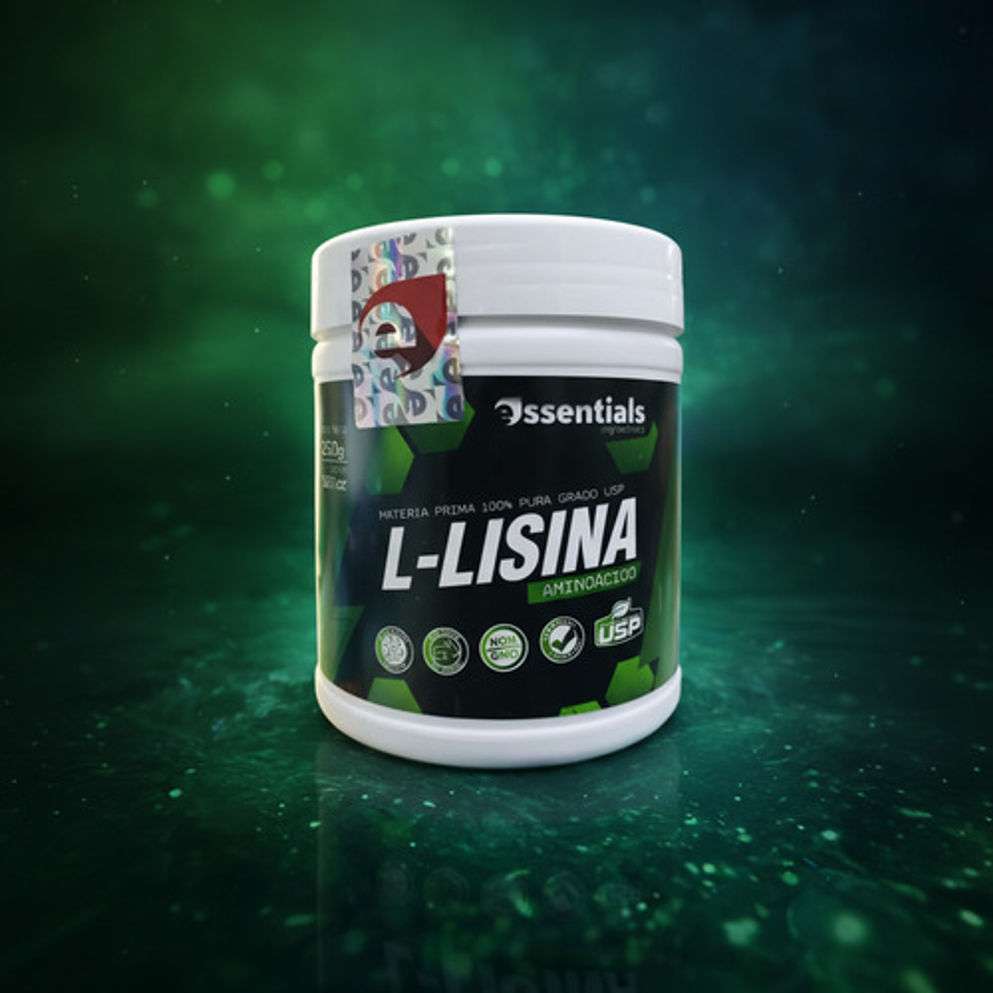 Suplemento L-lisina Essentials Usp 250g Aminoácido Para Salu 4