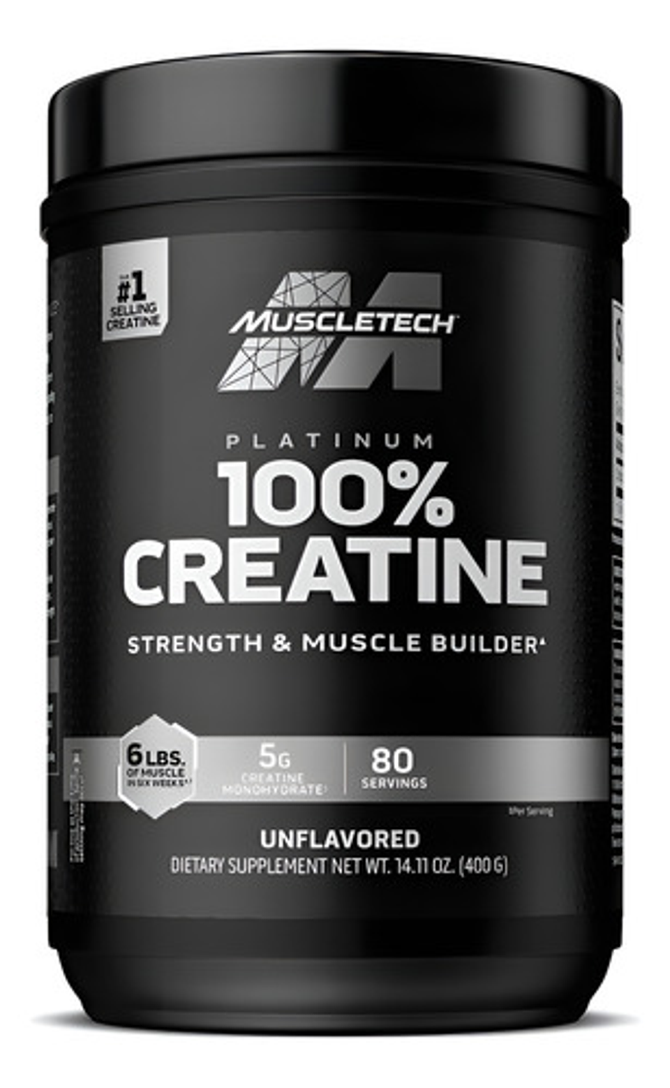 Suplemento En Polvo Muscletech Essential Series Creatina Monohidratada X 400g Sin Sabor 9