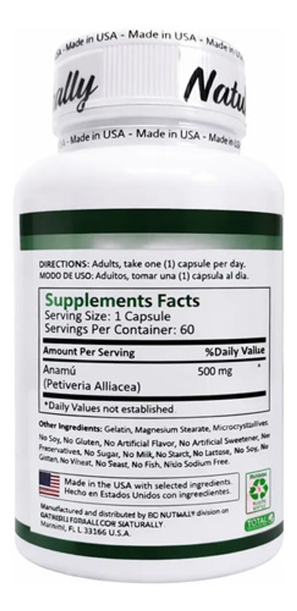 Anamu X500 Mg X60 Cap 3