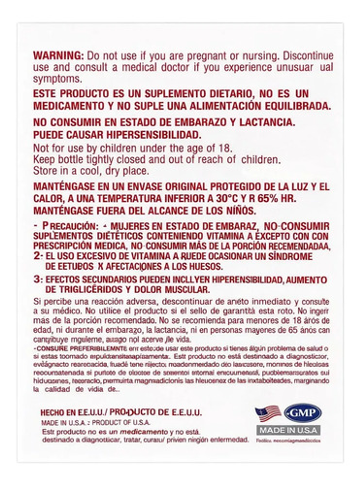 Capell Complex 60 Capsulas Healthy America 4