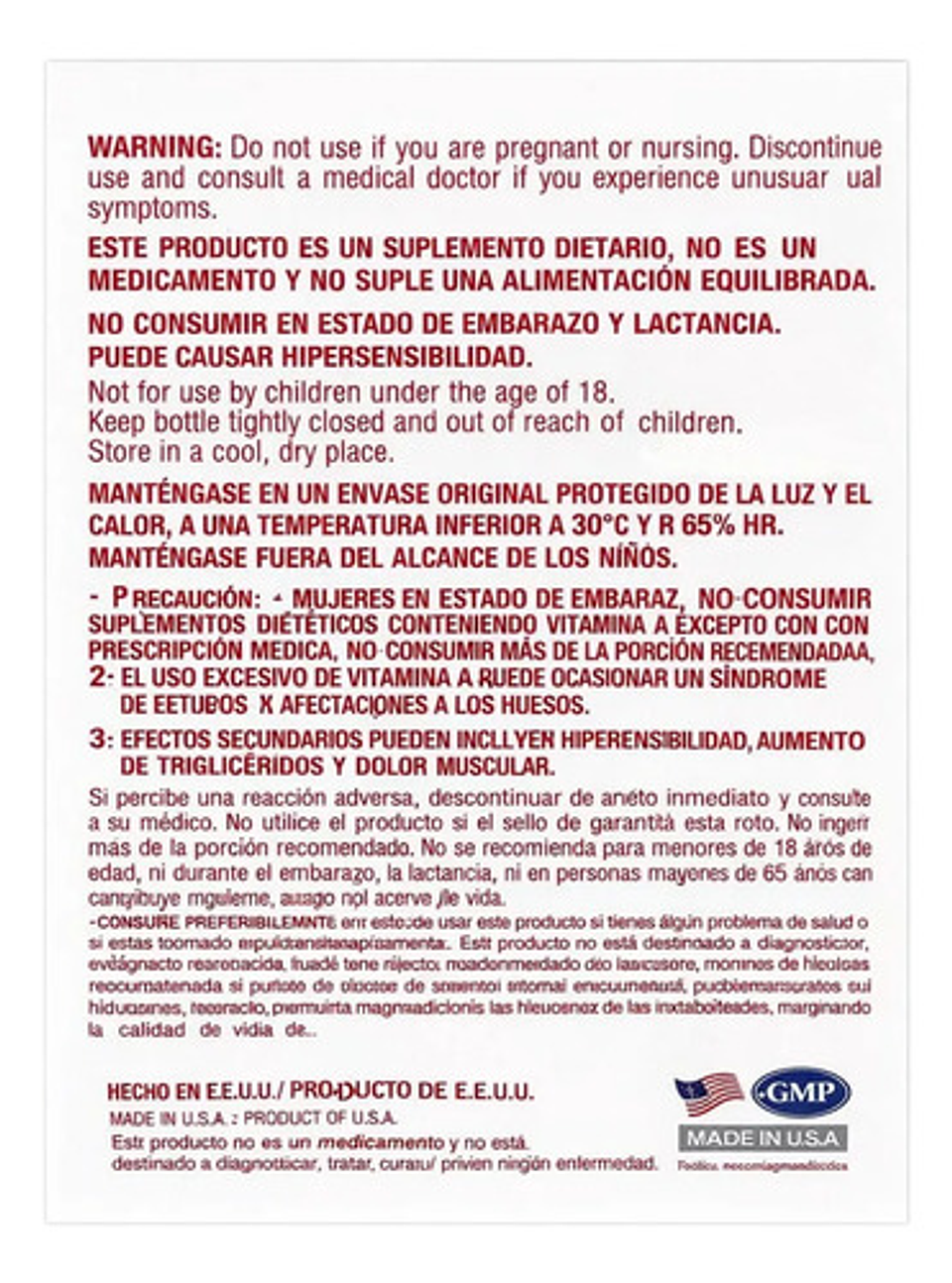 Capell Complex 60 Capsulas Healthy America 4