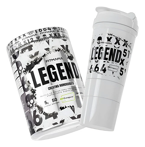Creatina Monohidrato Legend 50 Servicios Creapure Sabor Sin Sabor