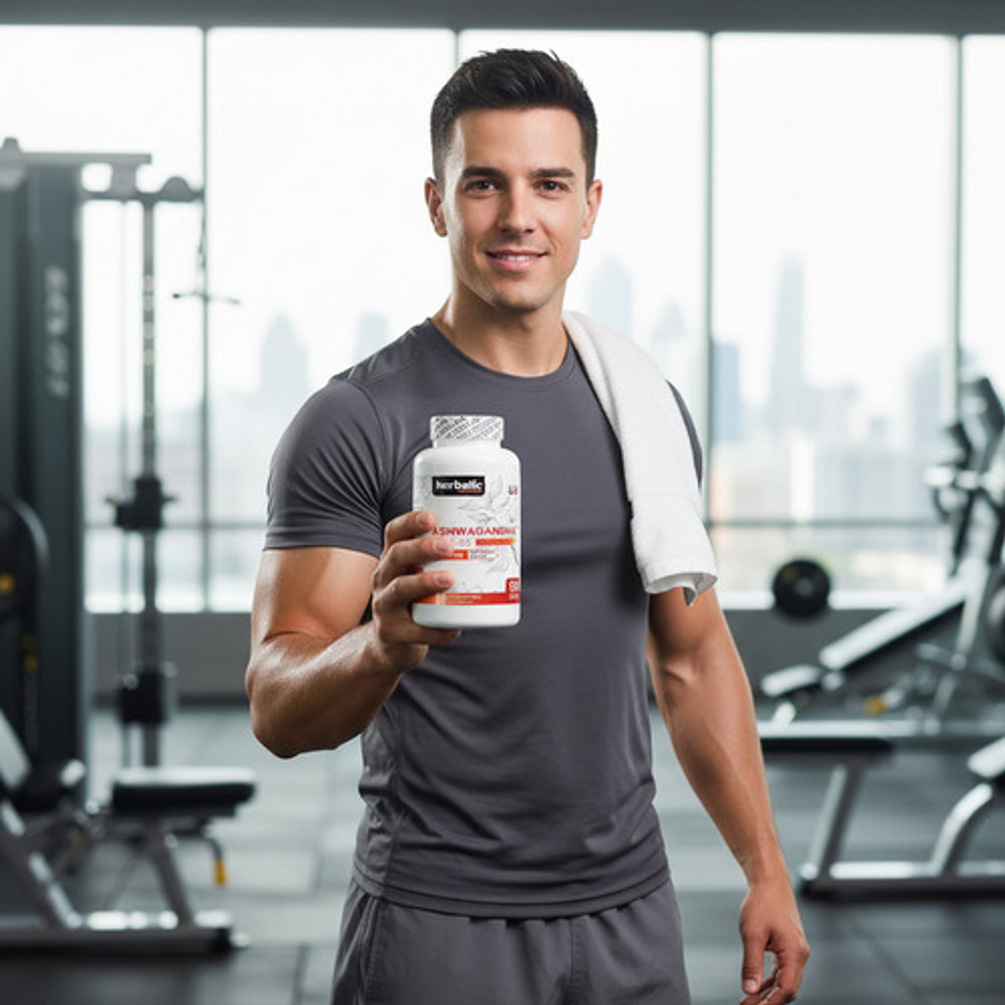 Ashwagandha Ksm-66 1200mg 60 Cápsulas Herbalic Suplemento Di 5