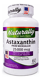 Astaxantina Naturally 25000 Mcg 60 Cápsulas Suplemento De Mi - Miniatura 1