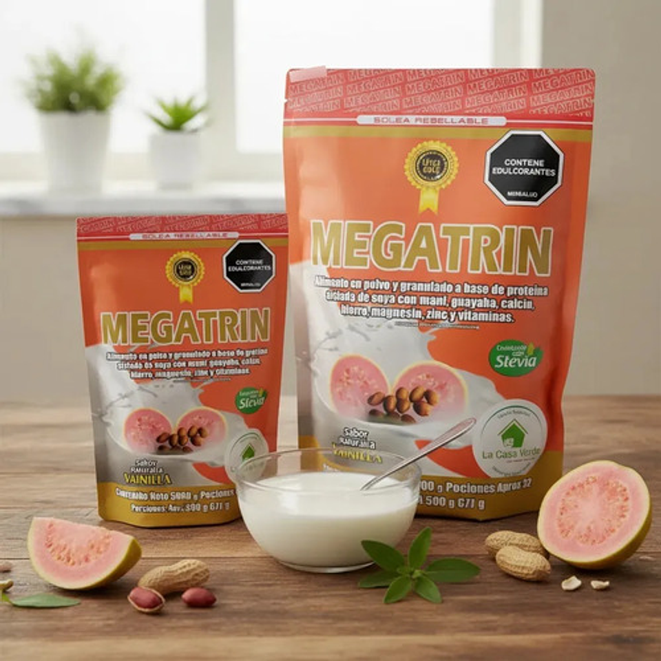 Megatrin Alimento En Polvo Proteína De Soya Vainilla 1000g P 2