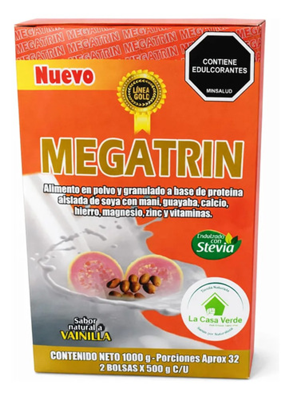 Megatrin Alimento En Polvo Proteína De Soya Vainilla 1000g P 3