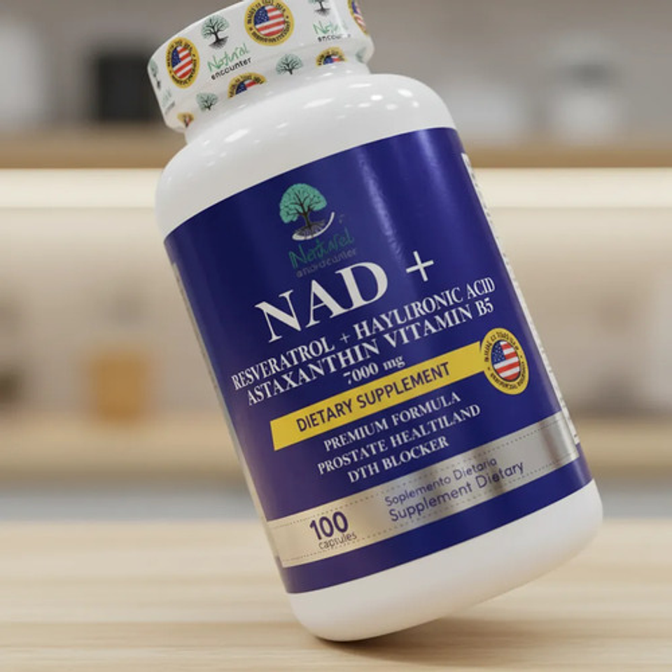 Magnesium + Potasium + Nad Resveratrol + Ashwganda X100 Cdu 5