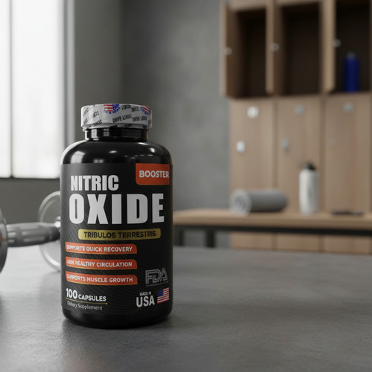 Óxido Nítrico Booster Tribulus Terrestris 100 Cápsulas 4