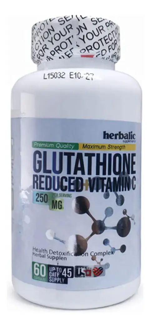 Glutathion Reduced Vitamin C X250 Mg X60 Cap Herbalic