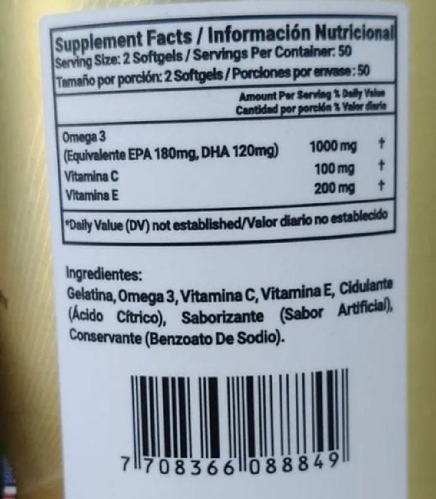 Omega 3 Natural Sofgels Greensofg Aceite De Pescado Dha Epa Sin Gluten 4