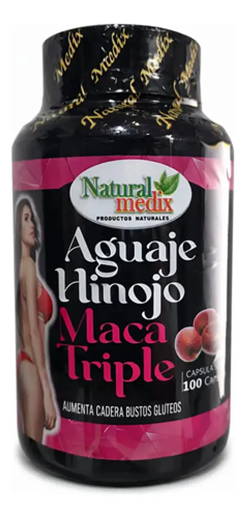 Pack X2 Aguaje Hinojo Maca Triple X100 Cap Medix