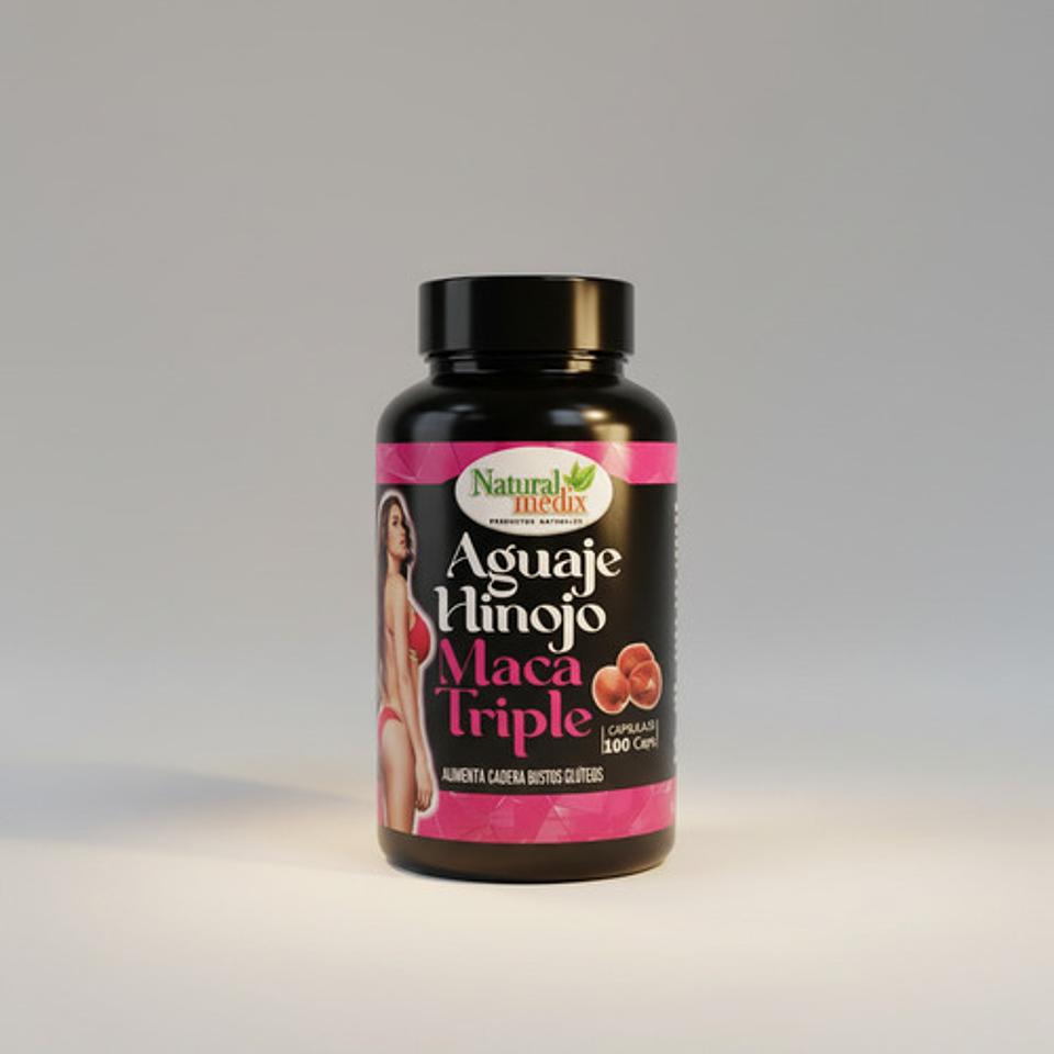 Pack X2 Aguaje Hinojo Maca Triple X100 Cap Medix 2