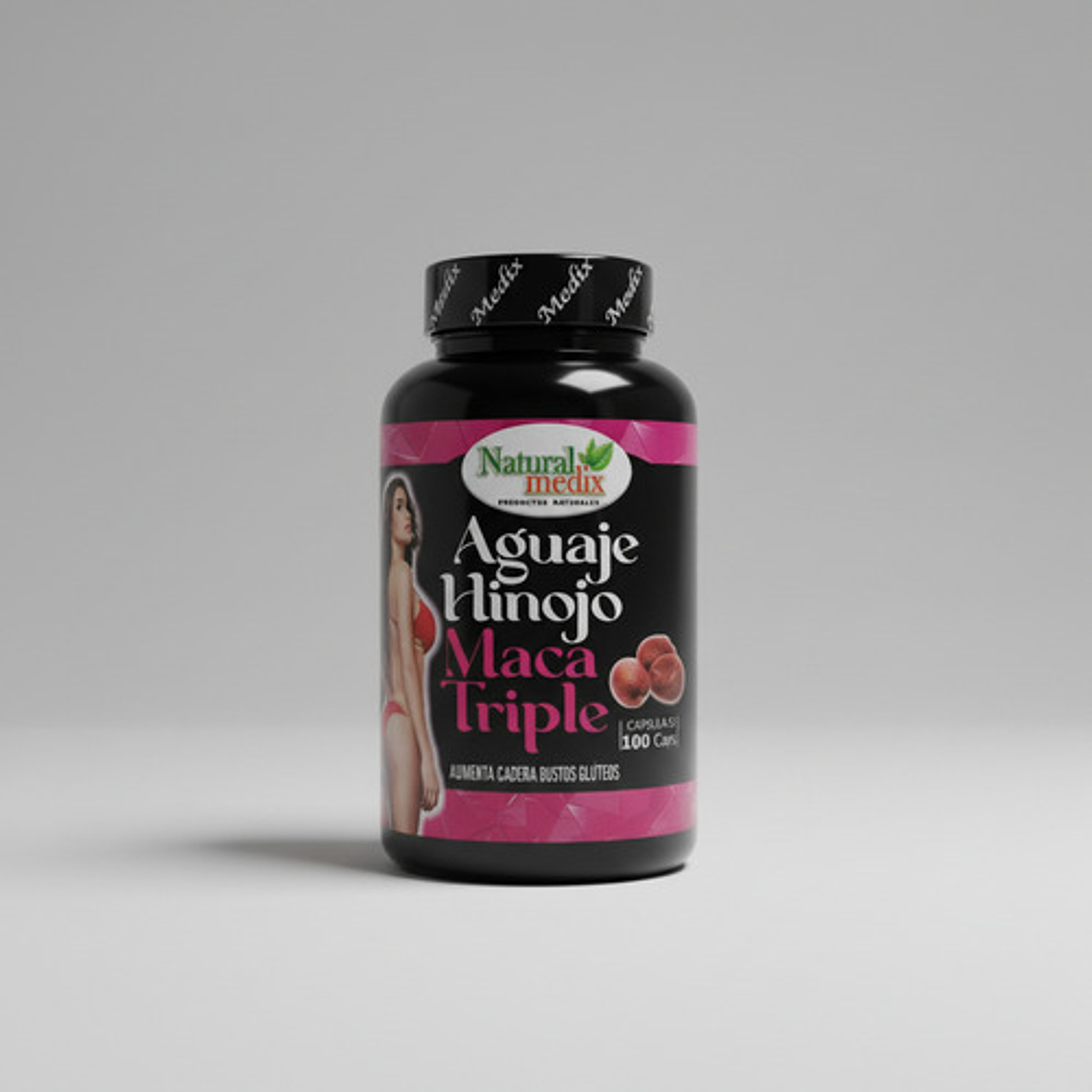 Pack X2 Aguaje Hinojo Maca Triple X100 Cap Medix 3