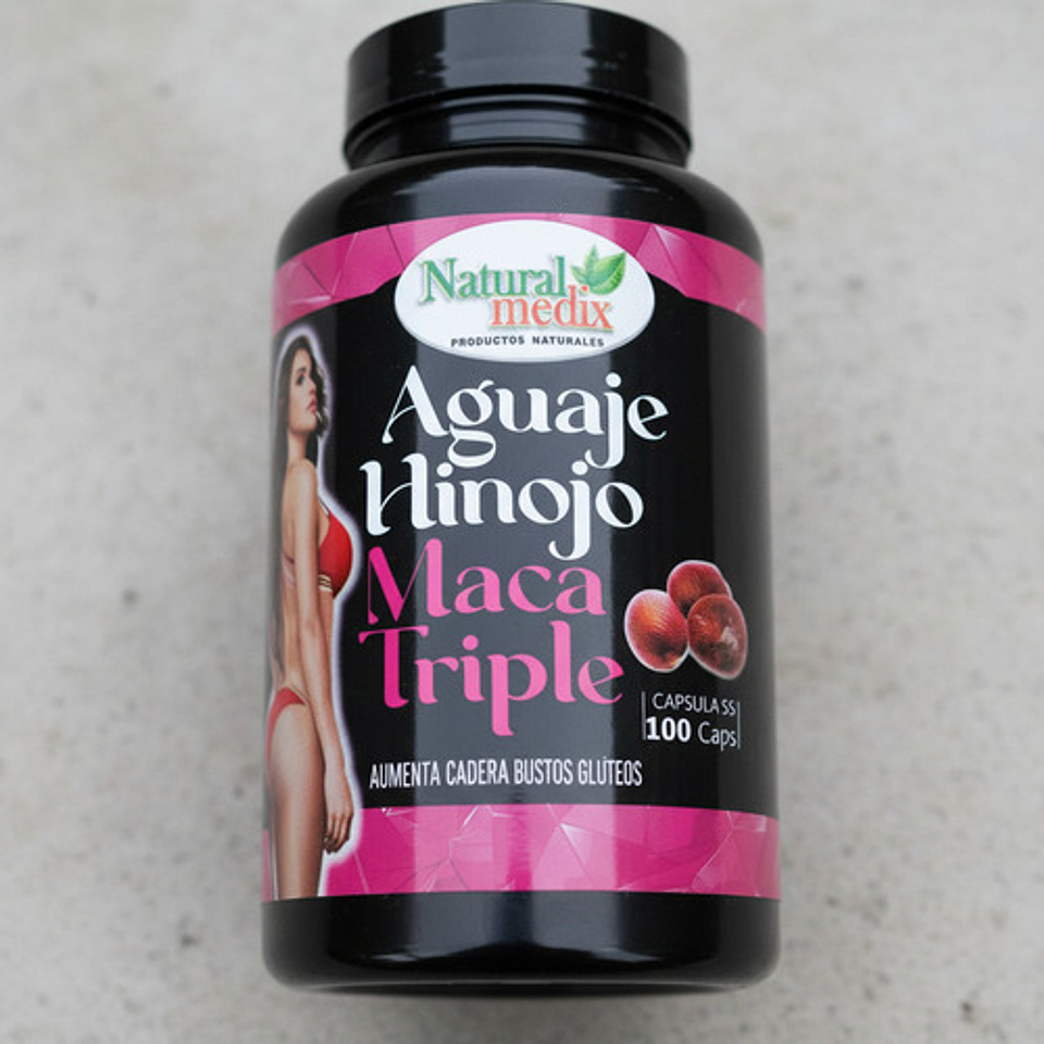 Pack X2 Aguaje Hinojo Maca Triple X100 Cap Medix 5