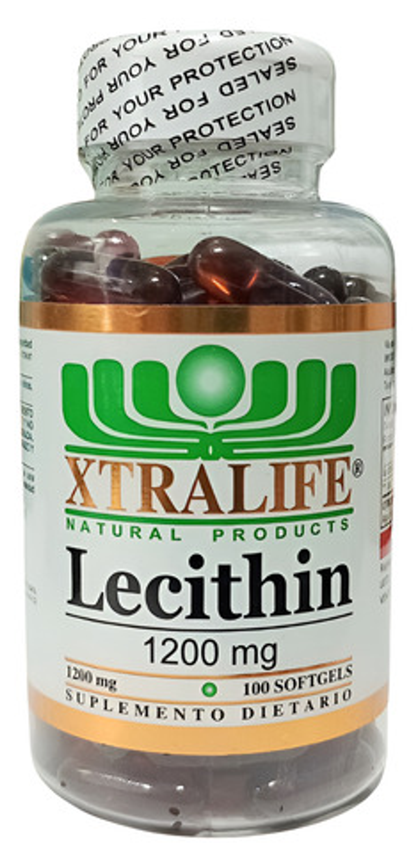 Suplemento En Softgels Xtralife Suplementos Lecithin De Lecithin 1200 Mg X 1200mg Sin Sabor 1