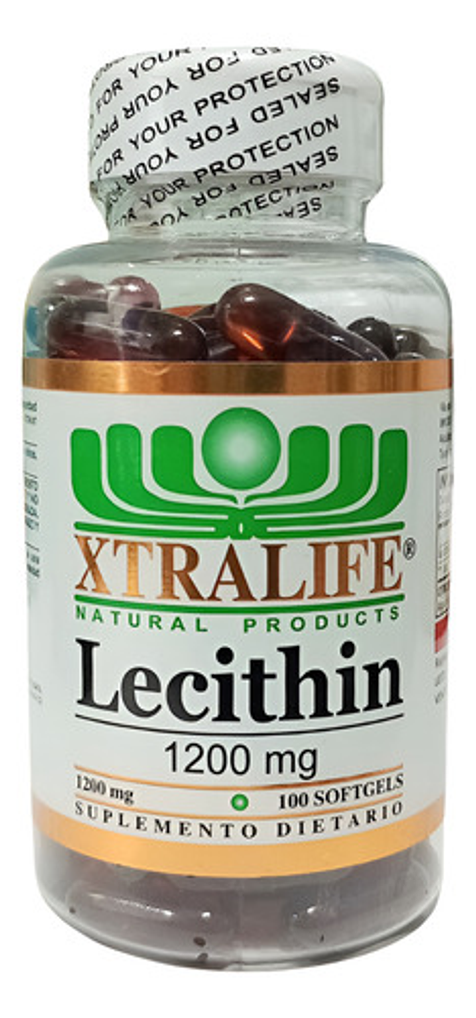 Suplemento En Softgels Xtralife Suplementos Lecithin De Lecithin 1200 Mg X 1200mg Sin Sabor 1