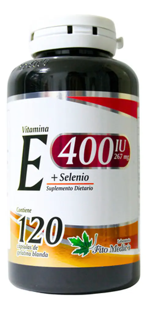 Vitamina E 400 Iu + Selenio Fito Medic's 120 Cápsulas Blanda