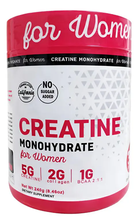 Creatina For Women Creatine Para Mujer Con Colageno + Bccas