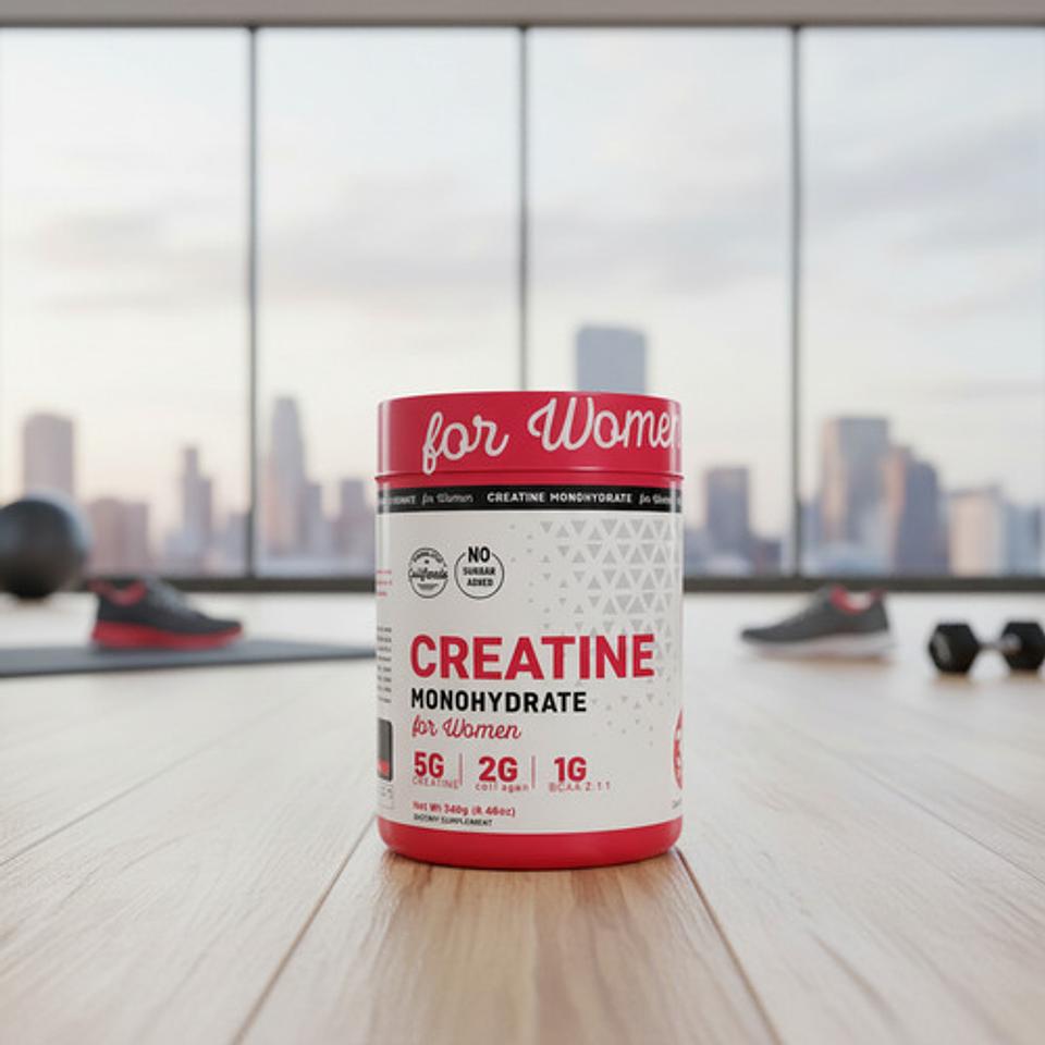 Creatina For Women Creatine Para Mujer Con Colageno + Bccas 4