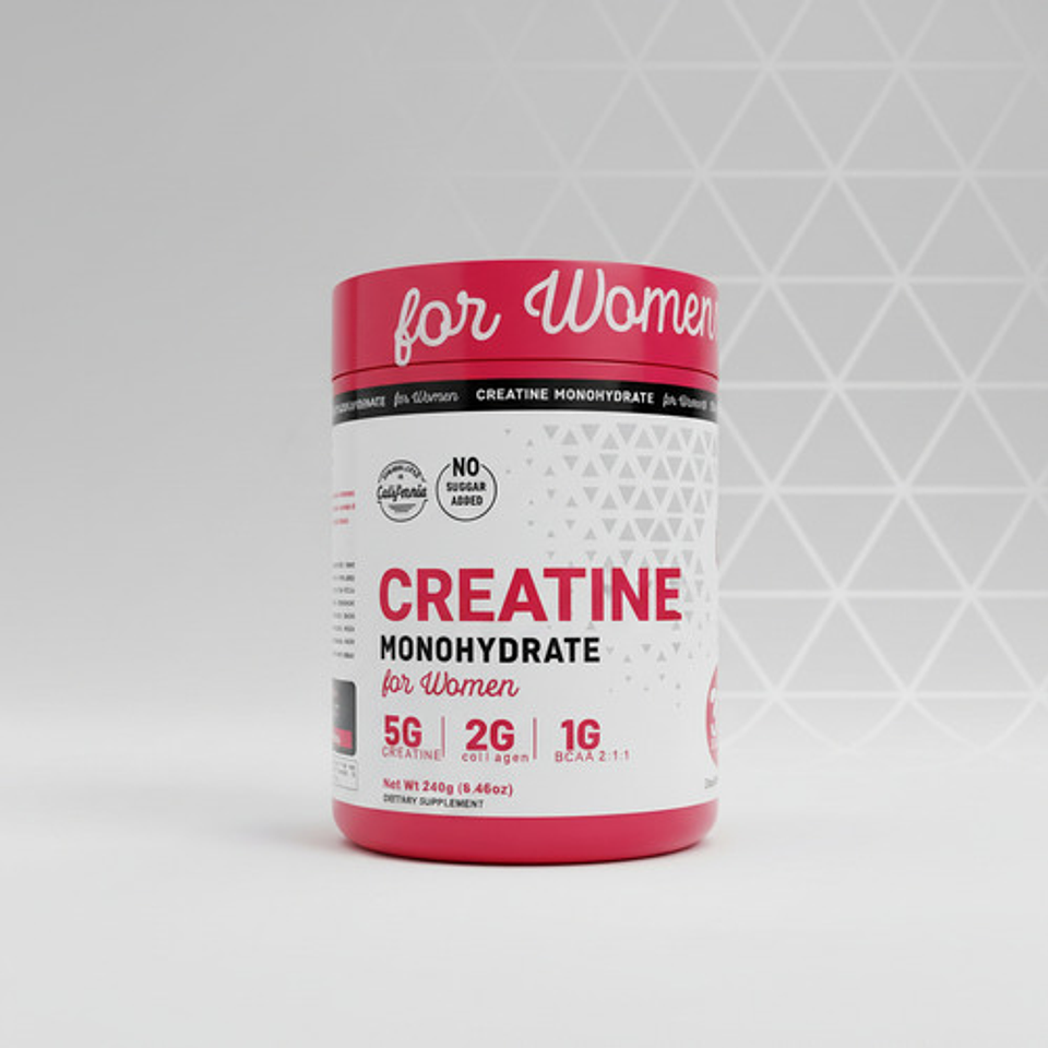 Creatina For Women Creatine Para Mujer Con Colageno + Bccas 5