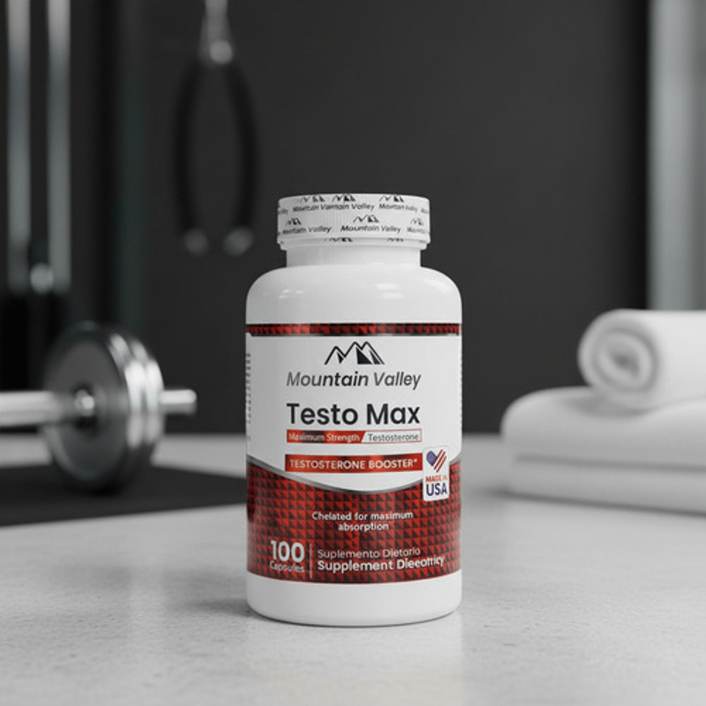 Testo Max Potenciador De Testosterona 100cáp Mountain Valley 4