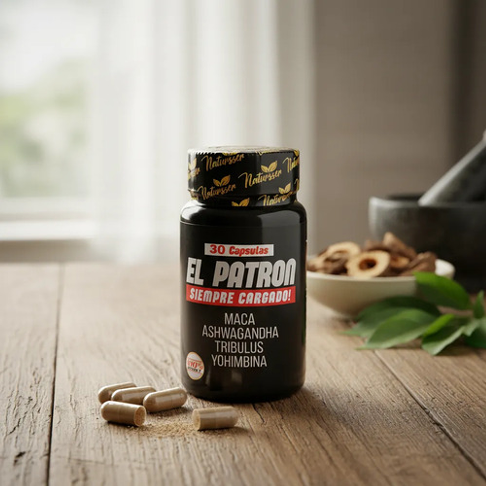 El Patrón Potenciador Naturisser Maca Ashwagandha Tribulus Y 2