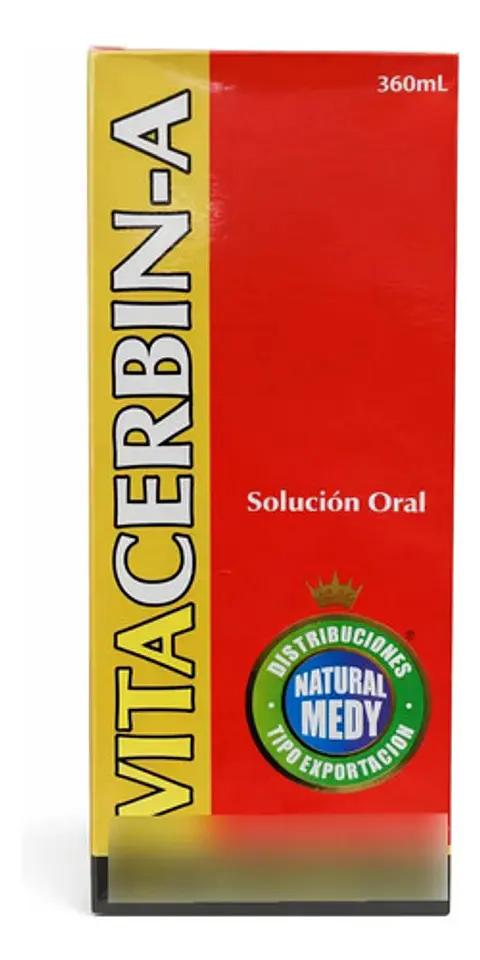Vitacerbin-a Solución Oral Suplemento Dietario Natural Medy