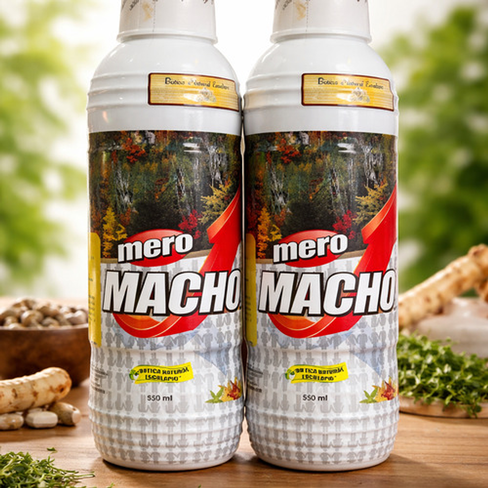 Suplemento Nutricional Y Deportivo  Mero Macho Unidad X550 2