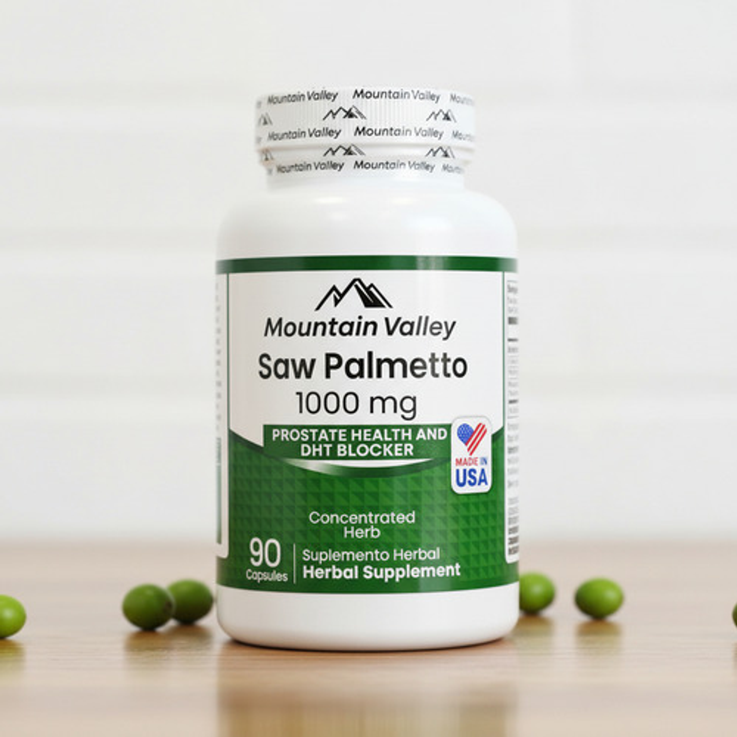 Saw Palmetto Mountain Valley - Salud De La Prostata Sabor Sin Sabor X90 Cap 4