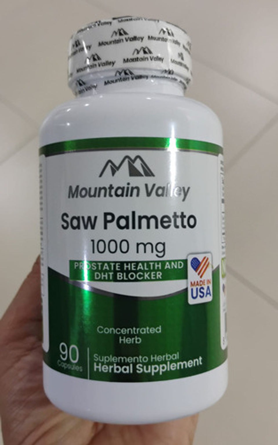 Saw Palmetto Mountain Valley - Salud De La Prostata Sabor Sin Sabor X90 Cap 5