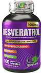 Resveratrol Americano Green Sofg Cápsulas Colágeno Vitamina C E 100 Original - Miniatura 1