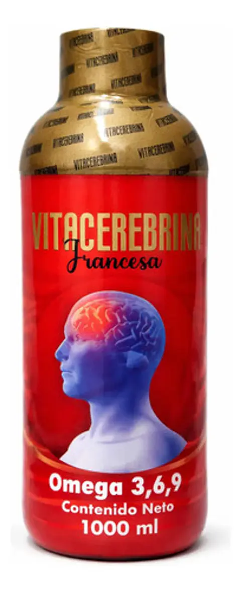 Vitacerebrina Francesa Omega 3,6,9 Suplemento Líquido 1000ml