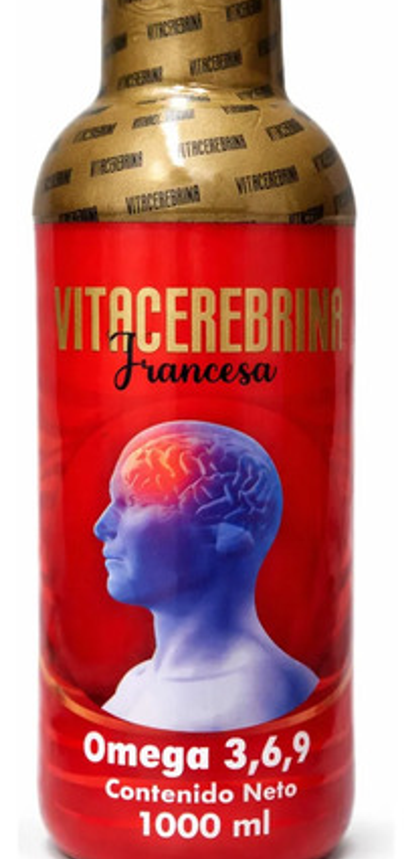 Vitacerebrina Francesa Omega 3,6,9 Suplemento Líquido 1000ml 1
