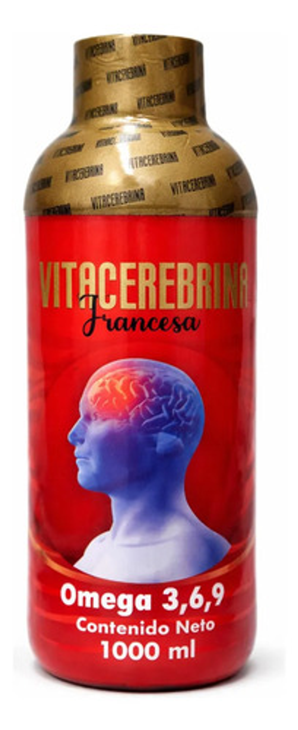 Vitacerebrina Francesa Omega 3,6,9 Suplemento Líquido 1000ml 1