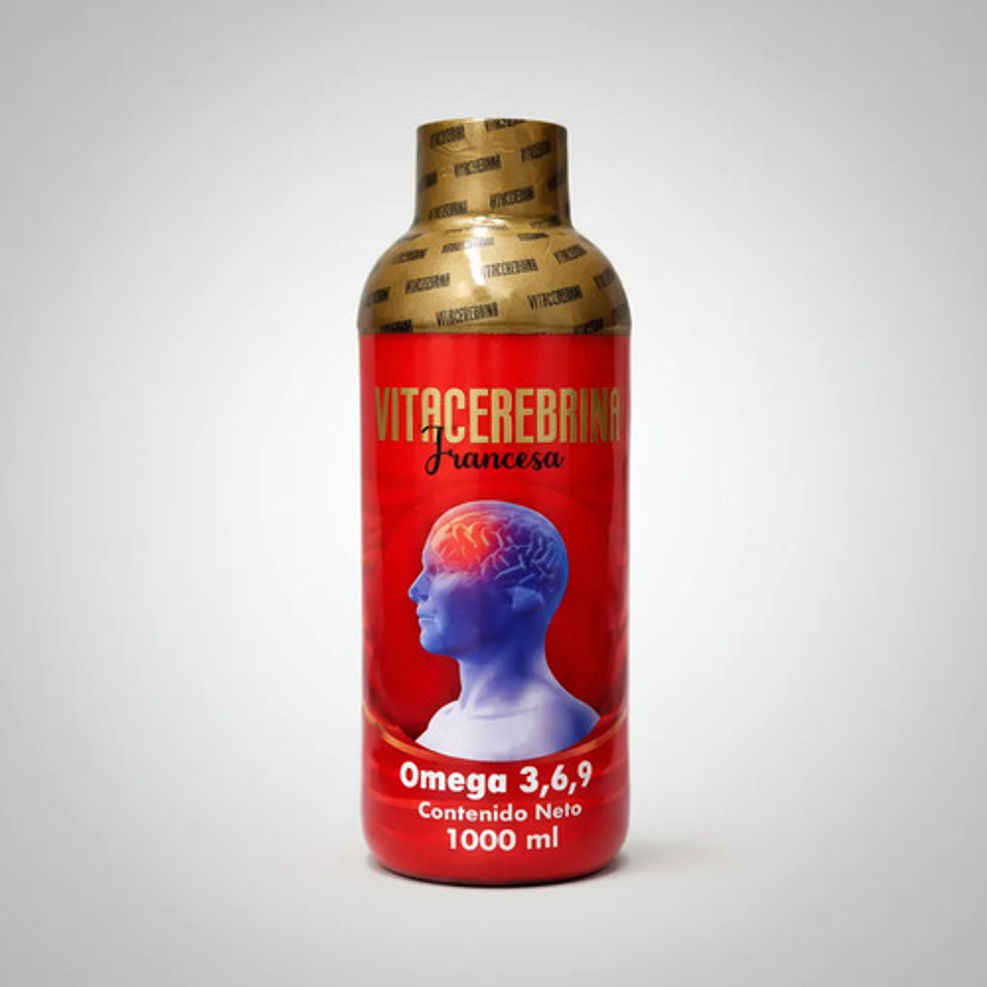 Vitacerebrina Francesa Omega 3,6,9 Suplemento Líquido 1000ml 4