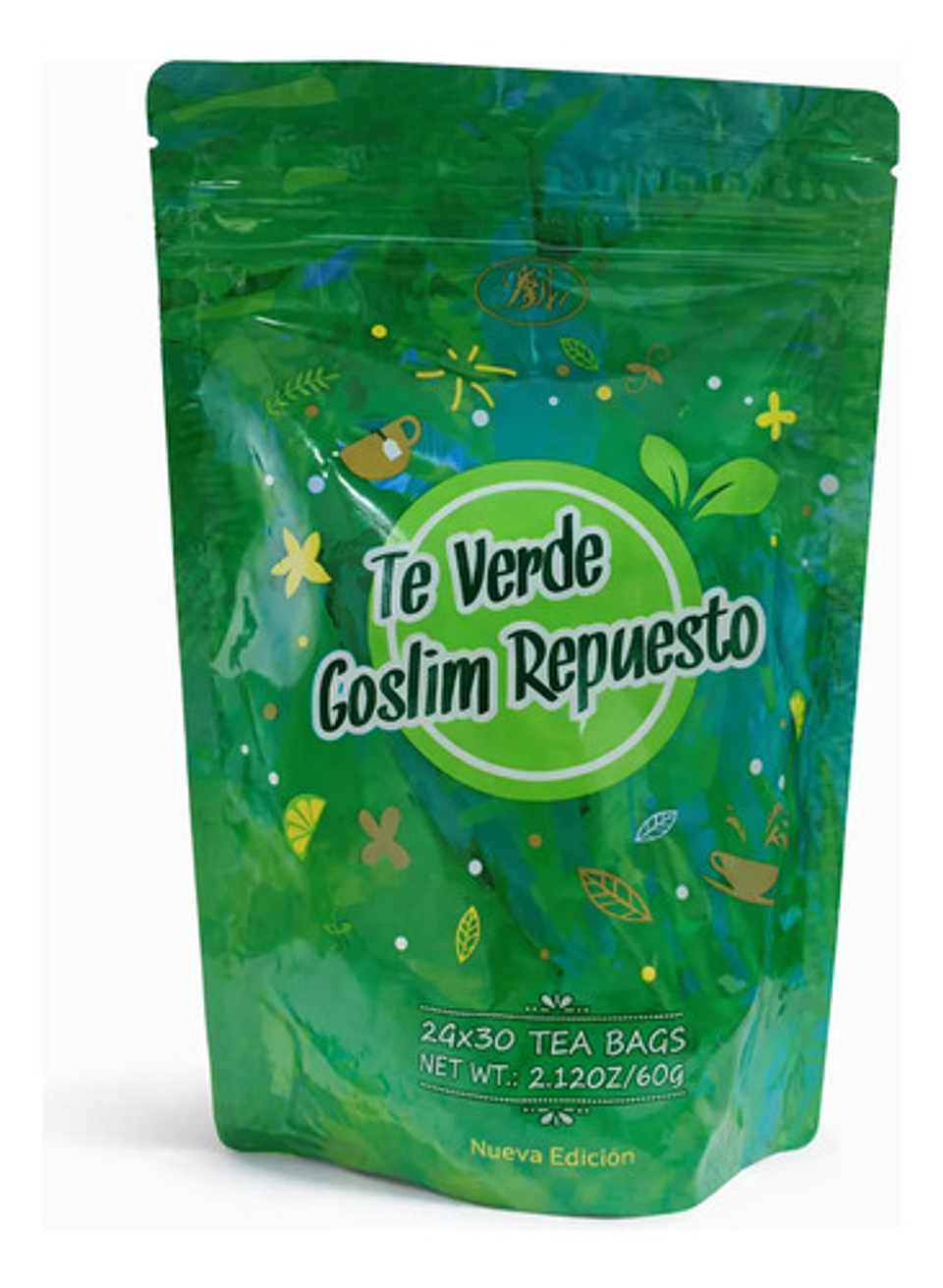 Té Verde Goslim Repuesto 60 G Sabor Intenso 1