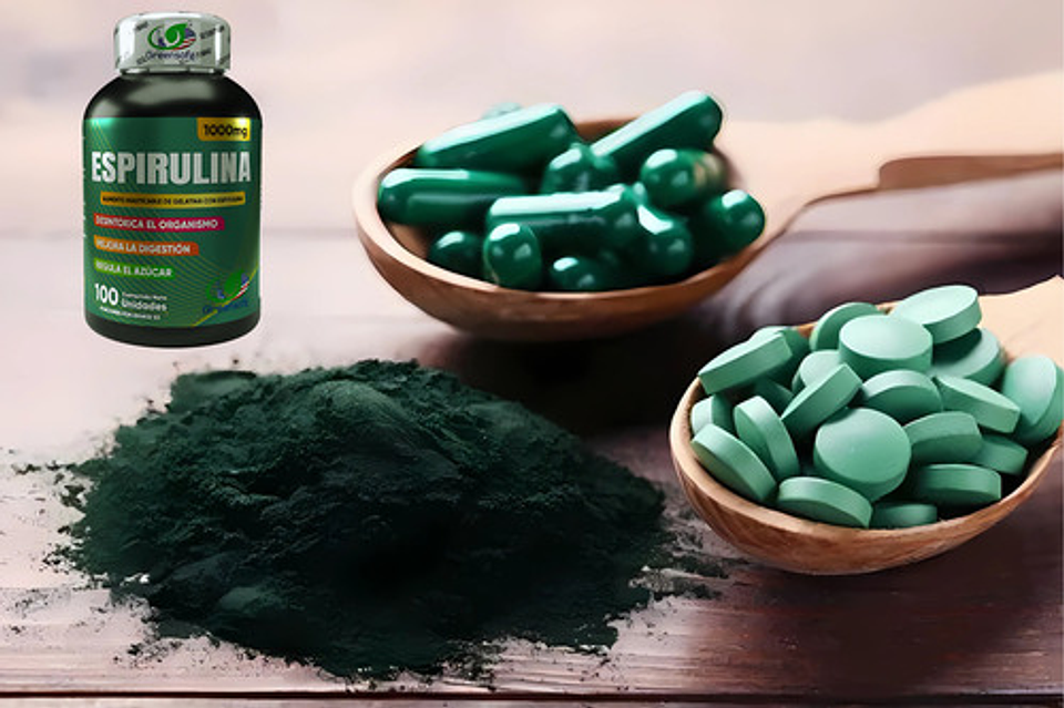 Espirulina Micro Alga 1000mg- Invima Sabor 6