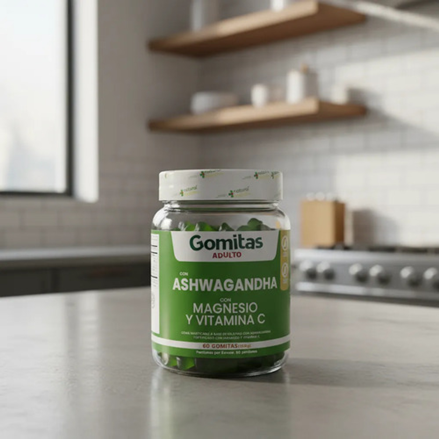 Gomitas Ashwagandha Magnesio Y Vitamina C Para Adultos 60 Un 2