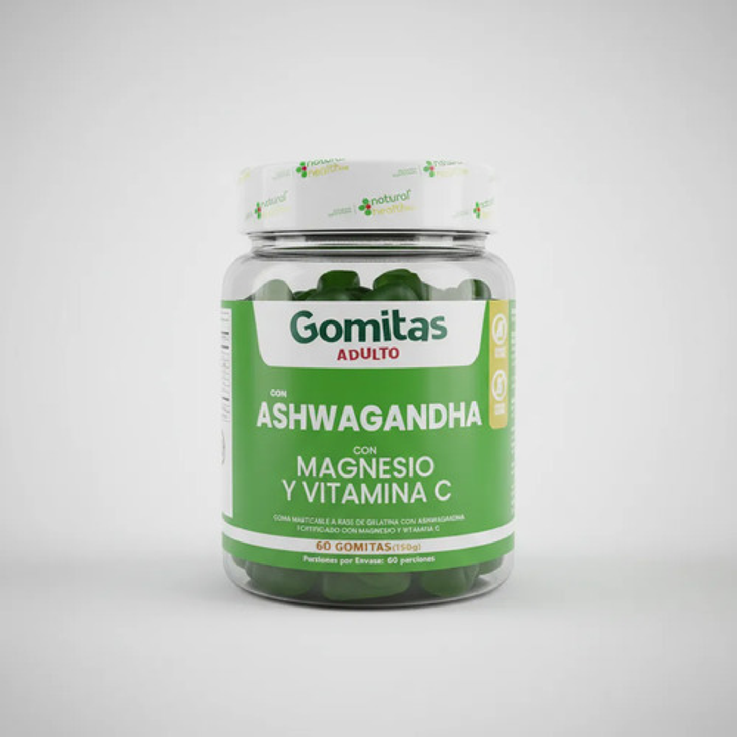 Gomitas Ashwagandha Magnesio Y Vitamina C Para Adultos 60 Un 4