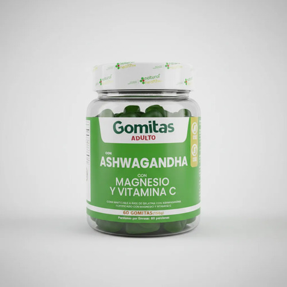 Gomitas Ashwagandha Magnesio Y Vitamina C Para Adultos 60 Un 4