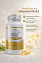 Vitamina D3 10000 Ui + K2 200 Mcg Mountain Valley 100 Cápsul - Miniatura 2