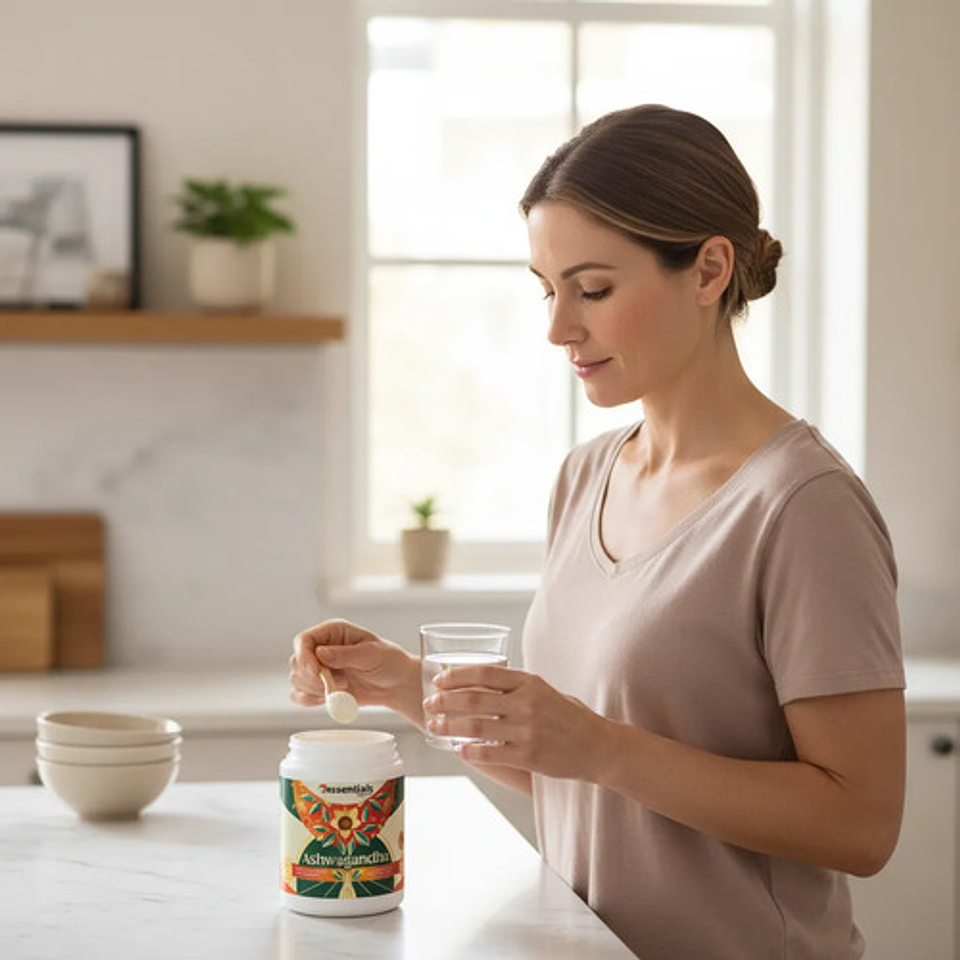 Ashwagandha Essentials Extracto En 100% Natural Supleme X250 3