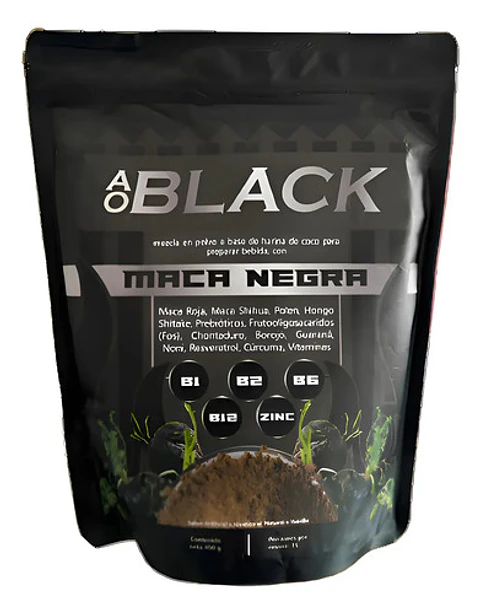Ao Black-maca Negra Sabor Vainilla  Vithalith