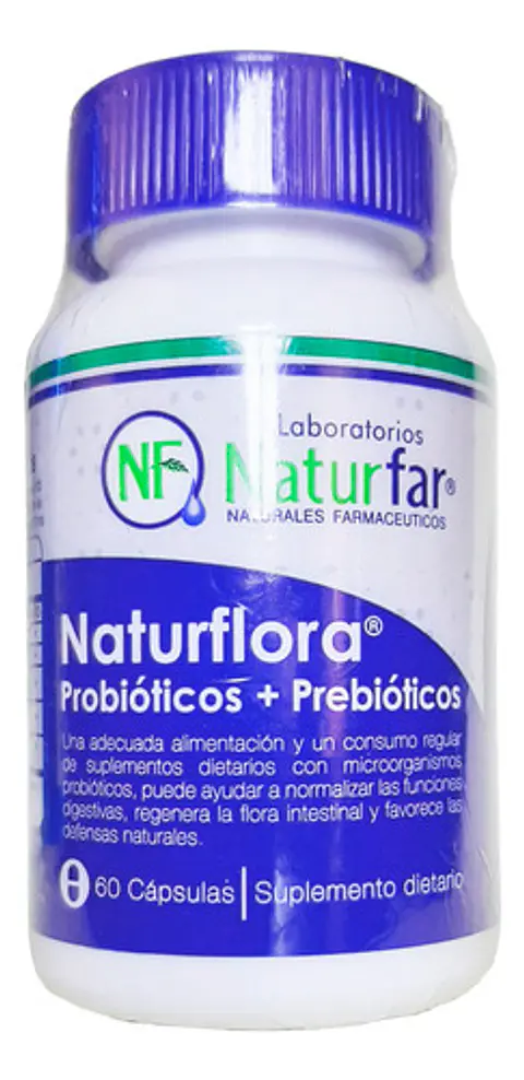 Naturflora Naturfar 60 Cápsulas Vainilla