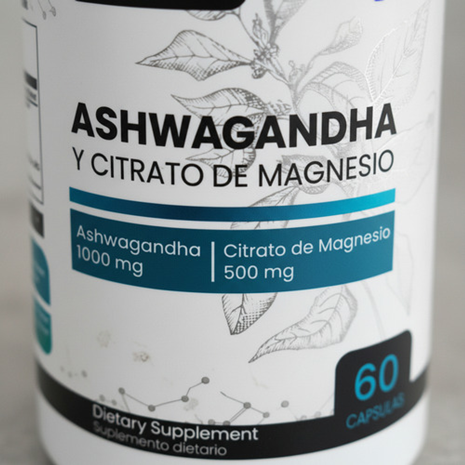 Ashwgandha Y Citrato De Magnesio X60 Cap Herbalic 5