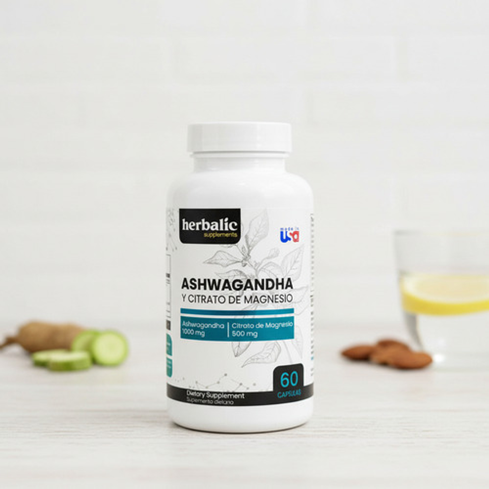 Ashwgandha Y Citrato De Magnesio X60 Cap Herbalic 7