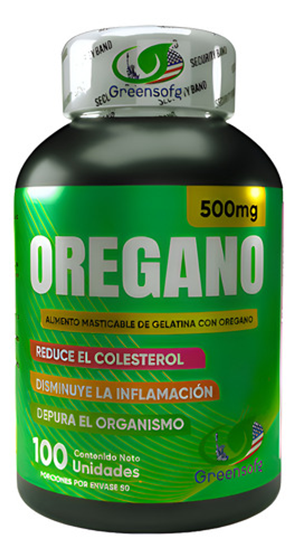 Aceite De Oregano Capsulas Americano Invima Natural Sin Sabor Greensofg 1