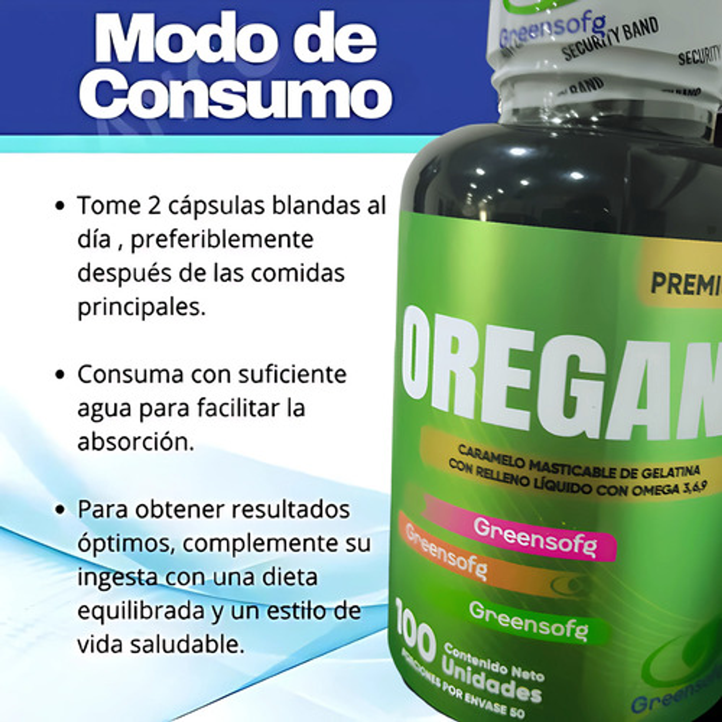 Aceite De Oregano Capsulas Americano Invima Natural Sin Sabor Greensofg 4