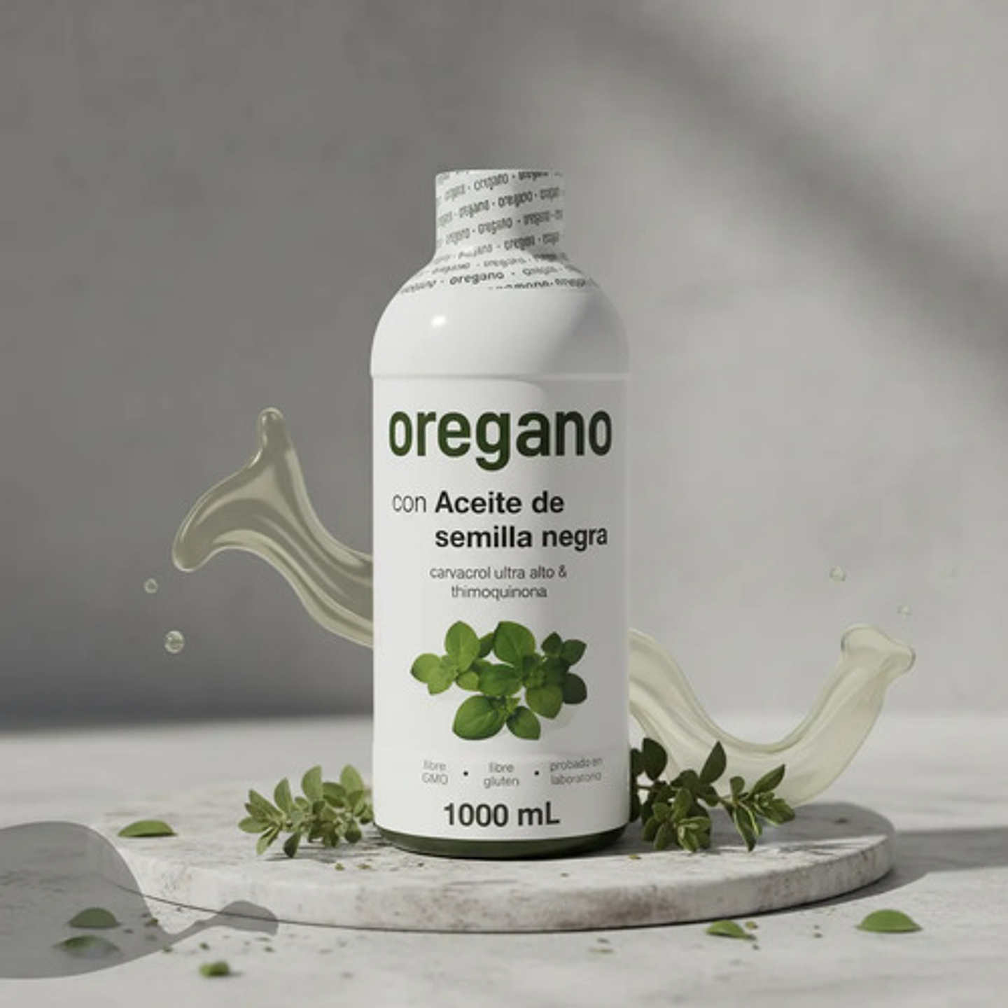 Aceite De Orégano Con Semilla Negra 1000 Ml Carvacrol Ultra 5